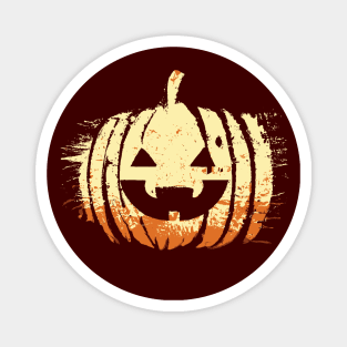 Spooky Laughing Pumpkin Head | Halloween Magnet